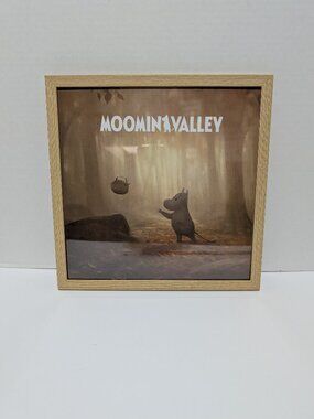 Moomin Valley Framed Wall Art - Forest W/ Square Wooden Frame